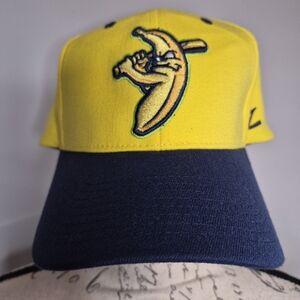Savannah Bananas Zephyr Yellow & Blue Fitted Baseball Hat - M/L